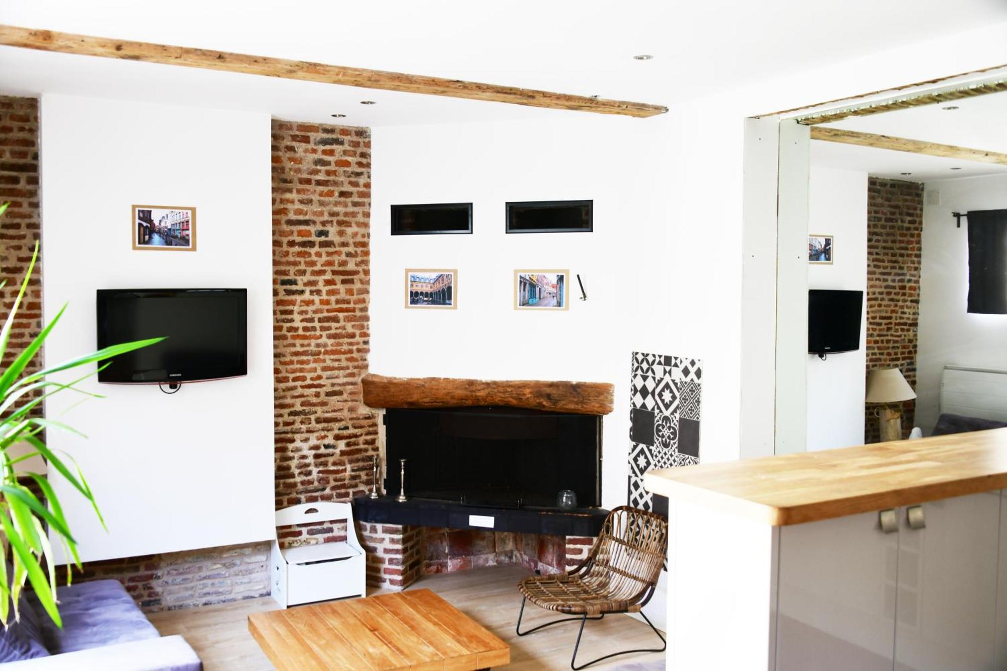 Maison Vieux Lille 3 Chambres Parking Prive 24H24H Acces Szoba fotó